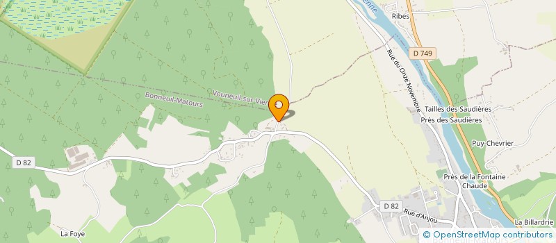 localisation de l'entreprise MONSIEUR AURELIEN FITOUR  BONNEUIL-MATOURS