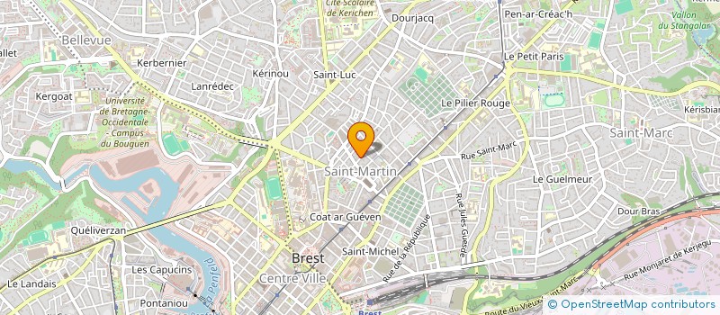 localisation de l'entreprise MONSIEUR AURELIEN FLATRES à BREST
