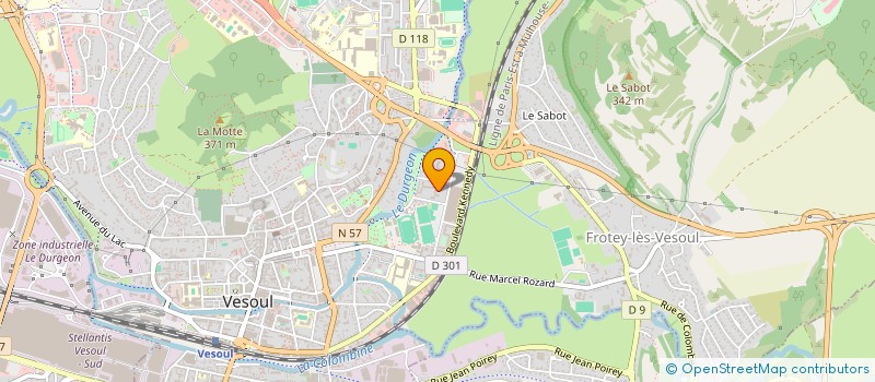 localisation de l'entreprise MONSIEUR AURELIEN FNOUCEK  VESOUL