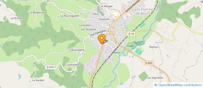 localisation de l'entreprise MONSIEUR AURELIEN FORCARD à MAURS
