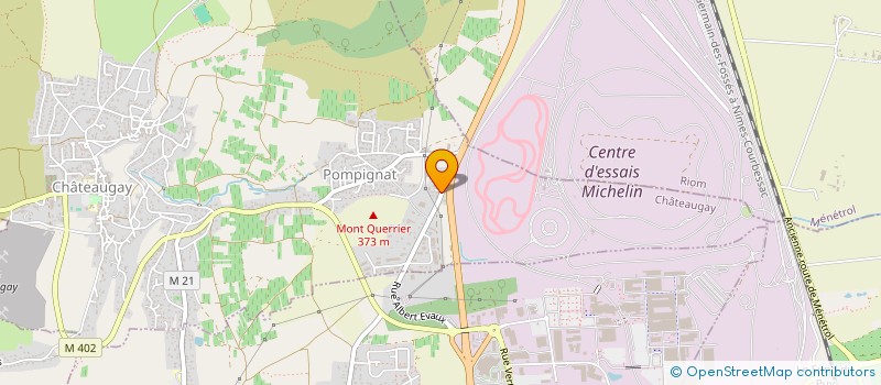 localisation de l'entreprise MONSIEUR AURELIEN FORESTIER  CHATEAUGAY