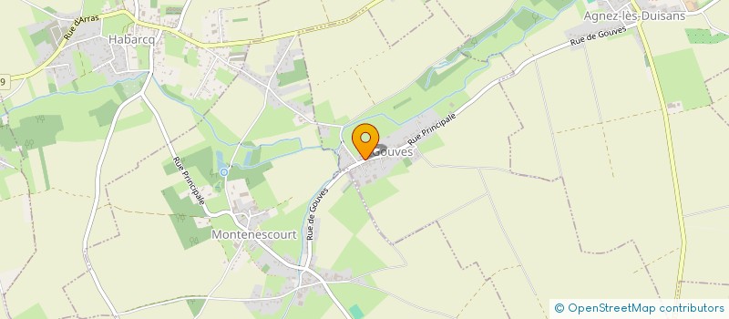 localisation de l'entreprise MONSIEUR AURELIEN FOUCART  GOUVES