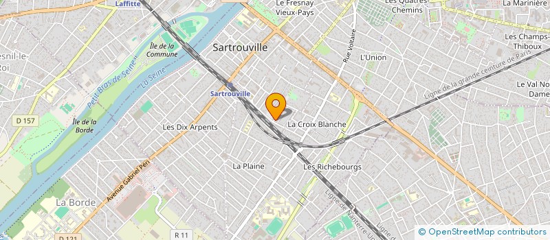 localisation de l'entreprise MONSIEUR AURELIEN FOUCAULT  SARTROUVILLE