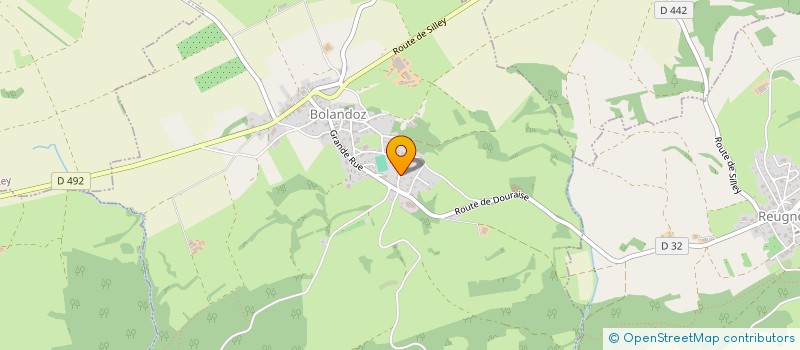 localisation de l'entreprise MONSIEUR AURELIEN FOURNIER  BOLANDOZ