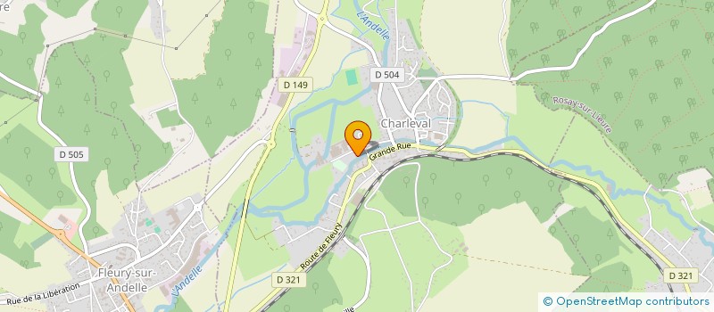 localisation de l'entreprise MONSIEUR AURELIEN FRANCOIS  FLEURY-SUR-ANDELLE