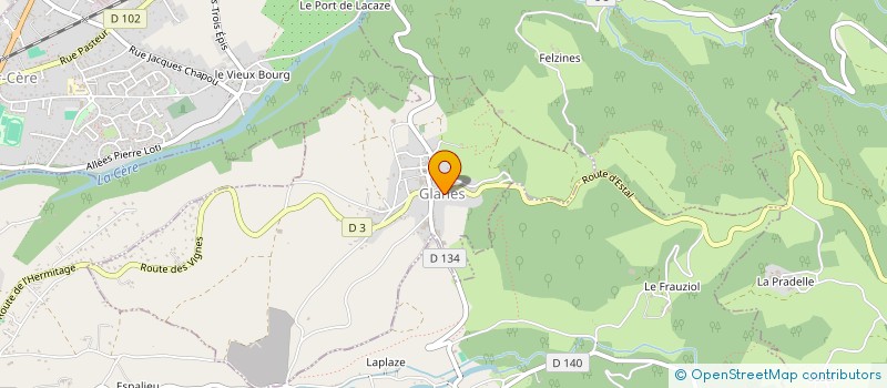 localisation de l'entreprise MONSIEUR AURELIEN FREGEAT à GLANES