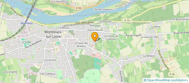 localisation de l'entreprise MONSIEUR AURELIEN FRESNEAU à MONTLOUIS-SUR-LOIRE