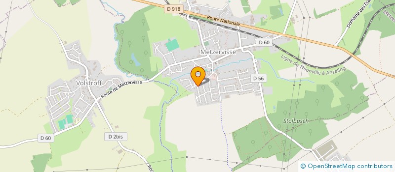 localisation de l'entreprise MONSIEUR AURELIEN FRISSON  METZERVISSE