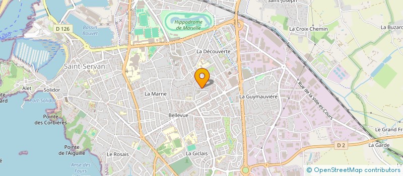 localisation de l'entreprise MONSIEUR AURELIEN FRITOT  SAINT-MALO