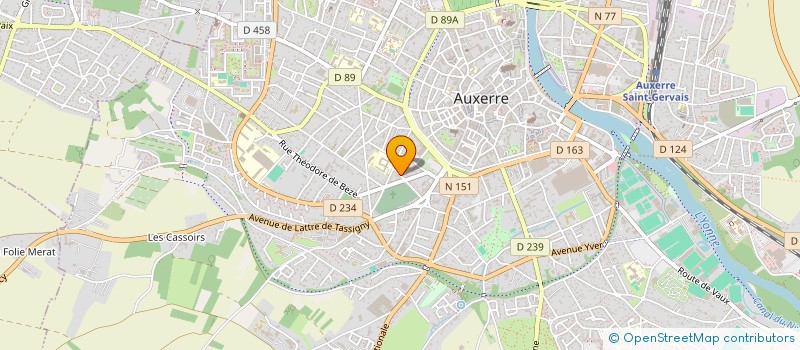 localisation de l'entreprise MONSIEUR AURELIEN FRITZ à AUXERRE