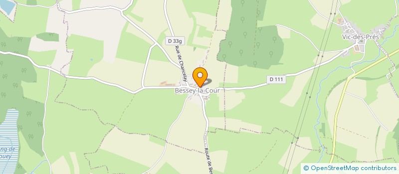 localisation de l'entreprise MONSIEUR AURELIEN GAGNEPAIN  BESSEY-LA-COUR