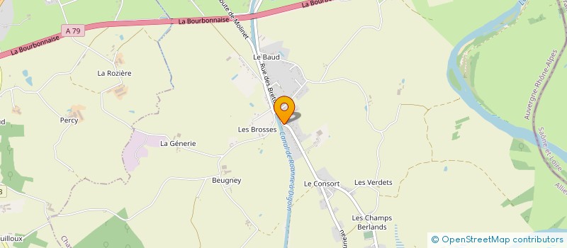 localisation de l'entreprise MONSIEUR AURELIEN GAGNON  CHASSENARD