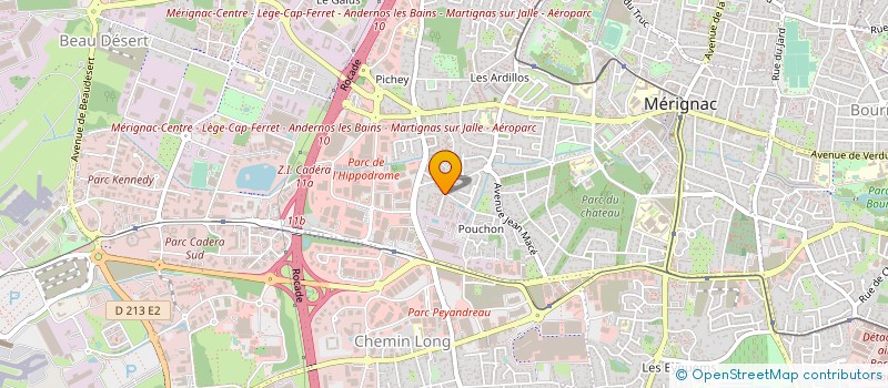 localisation de l'entreprise MONSIEUR AURELIEN GALOPPE à MERIGNAC