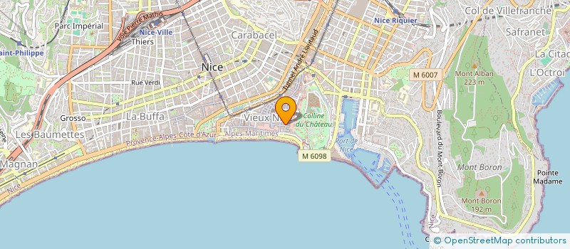 localisation de l'entreprise MONSIEUR AURELIEN GAND  NICE