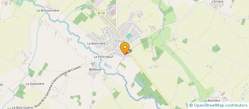 localisation de l'entreprise MONSIEUR AURELIEN GANTIER  PAULX