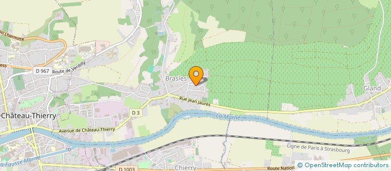 localisation de l'entreprise MONSIEUR AURELIEN GAPAIX  BRASLES