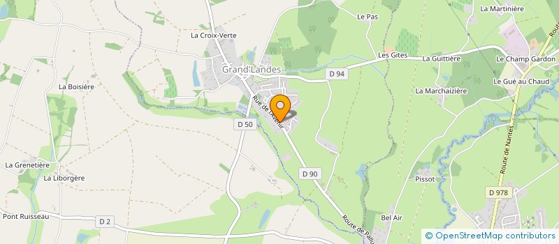 localisation de l'entreprise MONSIEUR AURELIEN GARANDEAU  GRAND'LANDES