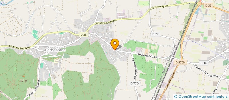 localisation de l'entreprise MONSIEUR AURELIEN GARDES  BARBENTANE