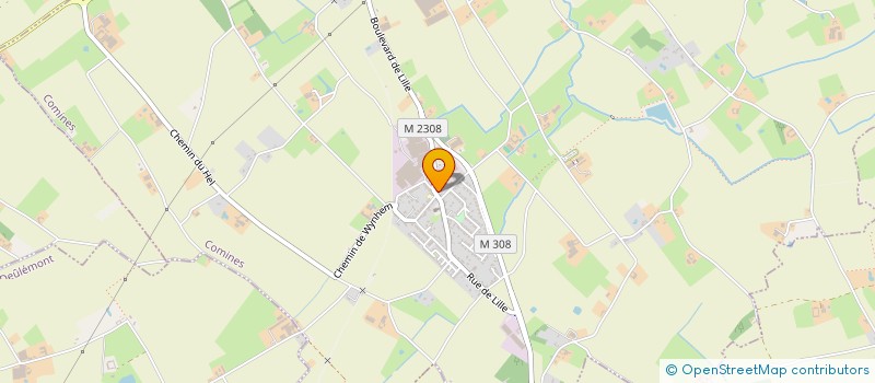 localisation de l'entreprise MONSIEUR AURELIEN GARIN  COMINES