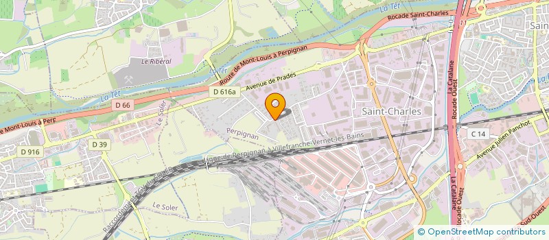 localisation de l'entreprise MONSIEUR AURELIEN GAUNET  PERPIGNAN