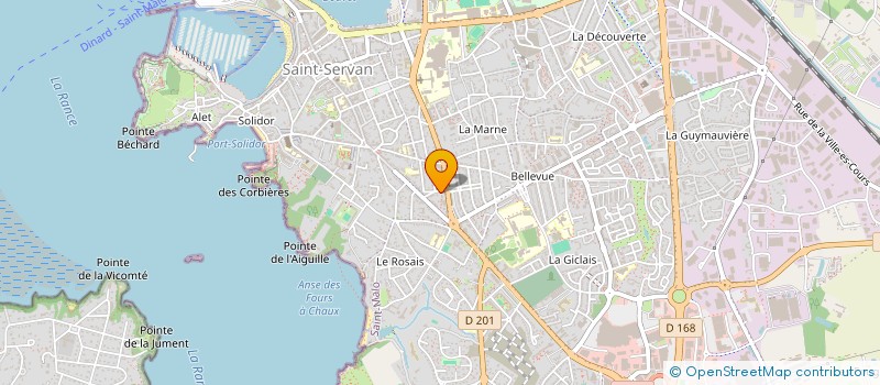 localisation de l'entreprise MONSIEUR AURELIEN GAUTIER  SAINT-MALO