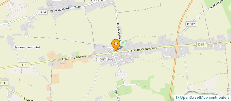 localisation de l'entreprise MONSIEUR AURELIEN GAUVAIN  LA REMUEE