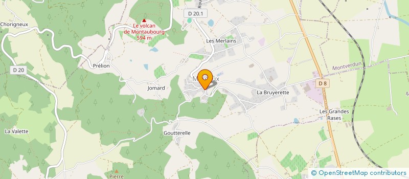 localisation de l'entreprise MONSIEUR AURELIEN GAYRAUD  MARCOUX