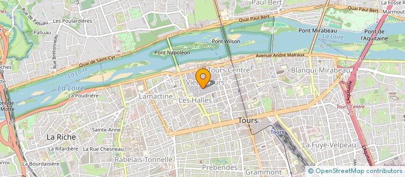 localisation de l'entreprise MONSIEUR AURELIEN GENEIX  TOURS