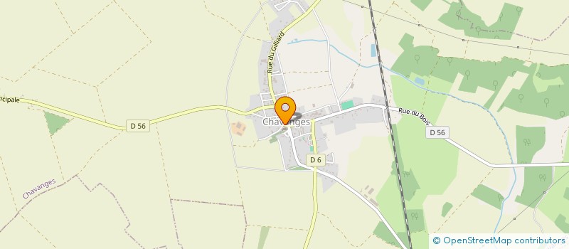 localisation de l'entreprise MONSIEUR AURELIEN GEORGE  CHAVANGES