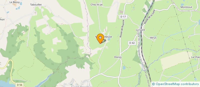 localisation de l'entreprise MONSIEUR AURELIEN GEORGES  SAINT-PRIEST-LA-ROCHE