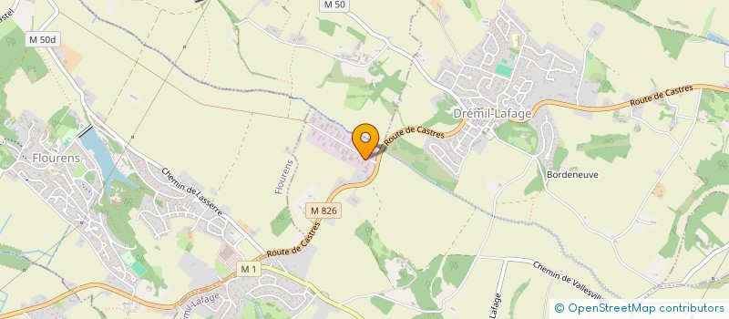 localisation de l'entreprise MONSIEUR AURELIEN GERARD  DREMIL-LAFAGE