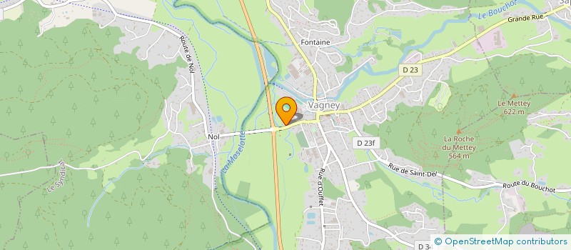 localisation de l'entreprise MONSIEUR AURELIEN GERARD  VAGNEY