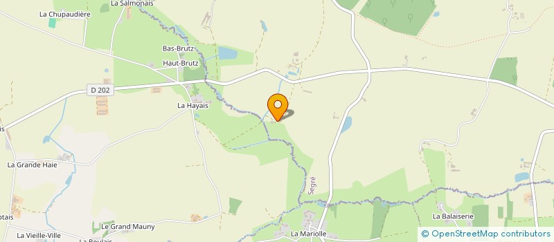 localisation de l'entreprise MONSIEUR AURELIEN GERNIGON  CHALLAIN-LA-POTHERIE