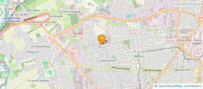localisation de l'entreprise MONSIEUR AURELIEN GERVAIS  SAINT-CYR-SUR-LOIRE