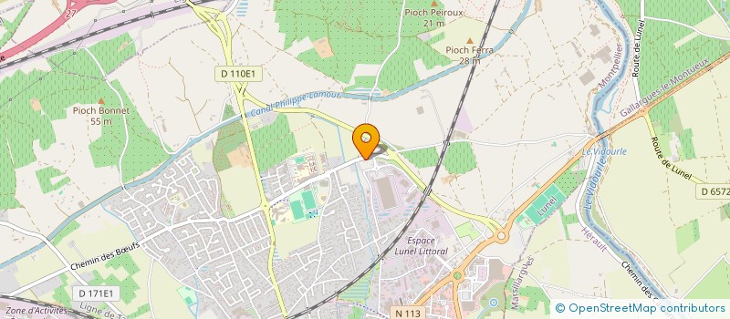 localisation de l'entreprise MONSIEUR AURELIEN GILBLAS  LUNEL