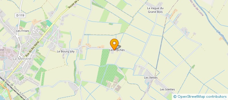 localisation de l'entreprise MONSIEUR AURELIEN GIRARDEAU  BEAUFORT-EN-ANJOU