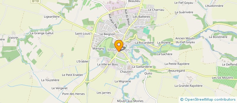 localisation de l'entreprise MONSIEUR AURELIEN GOBIN  MOUCHAMPS