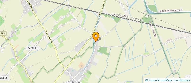 localisation de l'entreprise MONSIEUR AURELIEN GOIDIN  GUINES