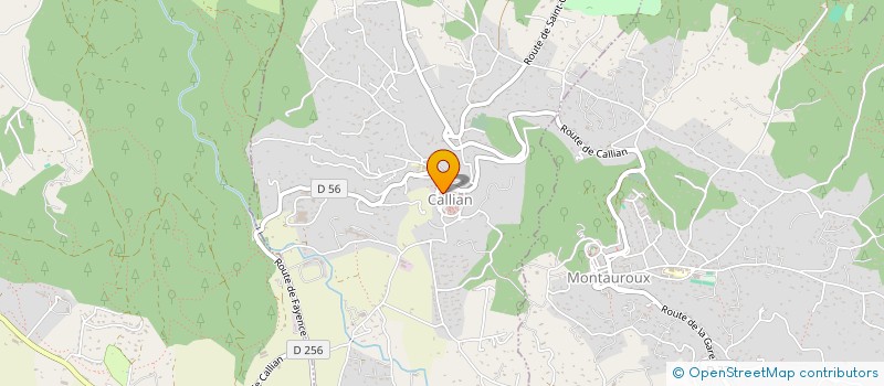 localisation de l'entreprise MONSIEUR AURELIEN GOLE  CALLIAN