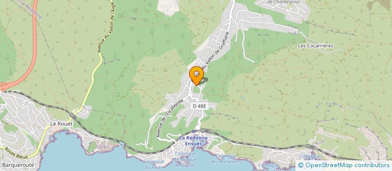 localisation de l'entreprise MONSIEUR AURELIEN GOUDET  ENSUES-LA-REDONNE