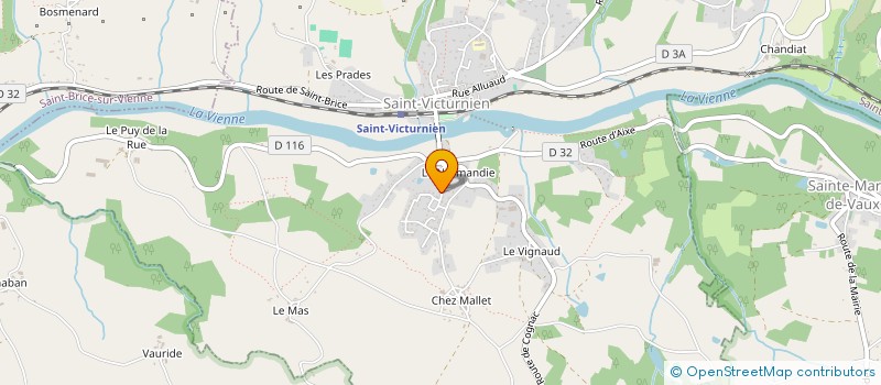 localisation de l'entreprise MONSIEUR AURELIEN GOURSAUD à SAINT-VICTURNIEN