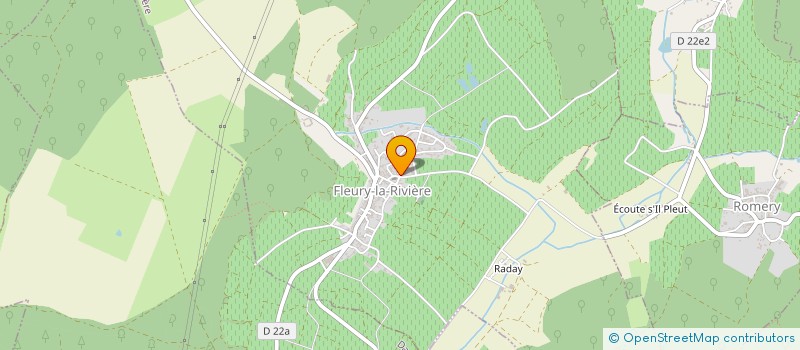 localisation de l'entreprise MONSIEUR AURELIEN GOUT  FLEURY-LA-RIVIERE