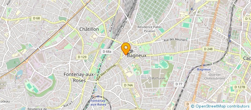 localisation de l'entreprise MONSIEUR AURELIEN GOUTSMEDT à BAGNEUX