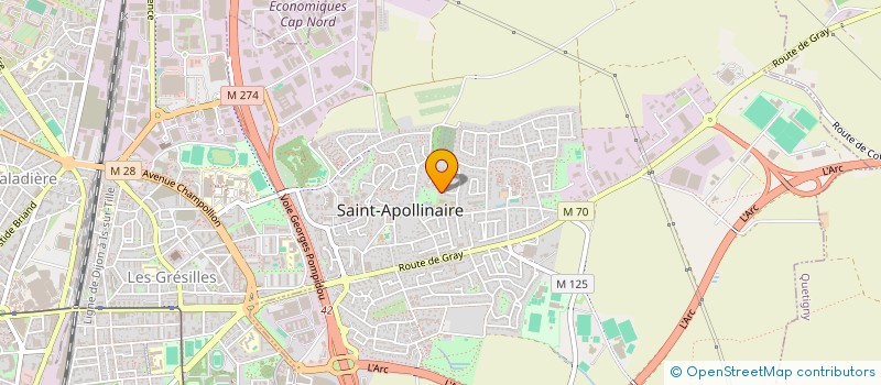 localisation de l'entreprise MONSIEUR AURELIEN GOUVERNEUR à SAINT-APOLLINAIRE