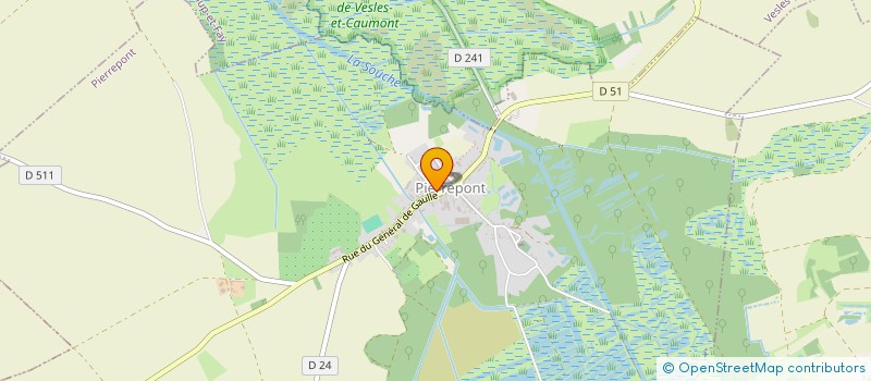 localisation de l'entreprise MONSIEUR AURELIEN GRANZOTTO  PIERREPONT