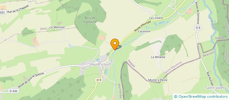 localisation de l'entreprise MONSIEUR AURELIEN GROSSIER  HAUDRICOURT