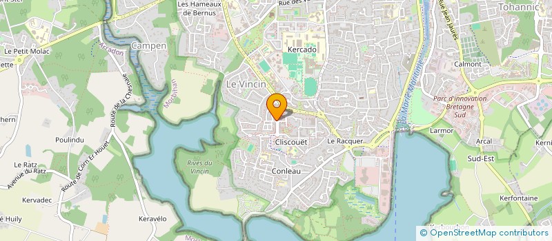 localisation de l'entreprise MONSIEUR AURELIEN GUEHO à VANNES