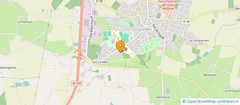 localisation de l'entreprise MONSIEUR AURELIEN GUERCHE à GUICHEN