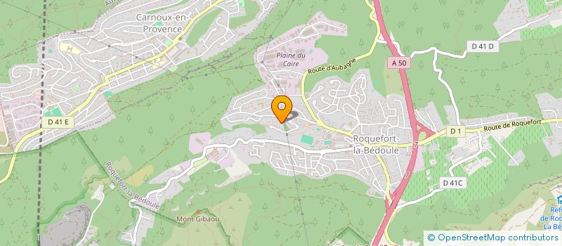 localisation de l'entreprise MONSIEUR AURELIEN GUERIN  ROQUEFORT-LA-BEDOULE