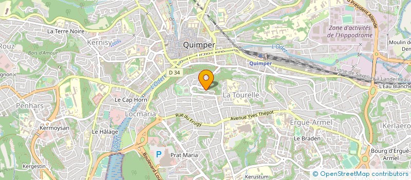 localisation de l'entreprise MONSIEUR AURELIEN GUICHARD à QUIMPER